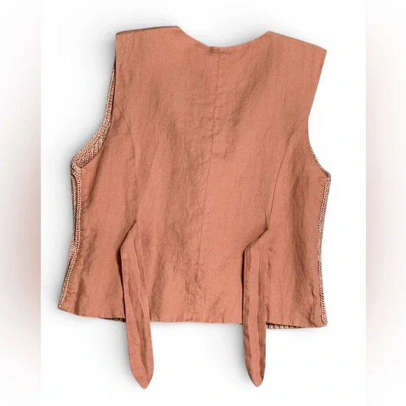 Vintage Liz Claiborne Studio Knit Button Vest - Picture 3 of 5